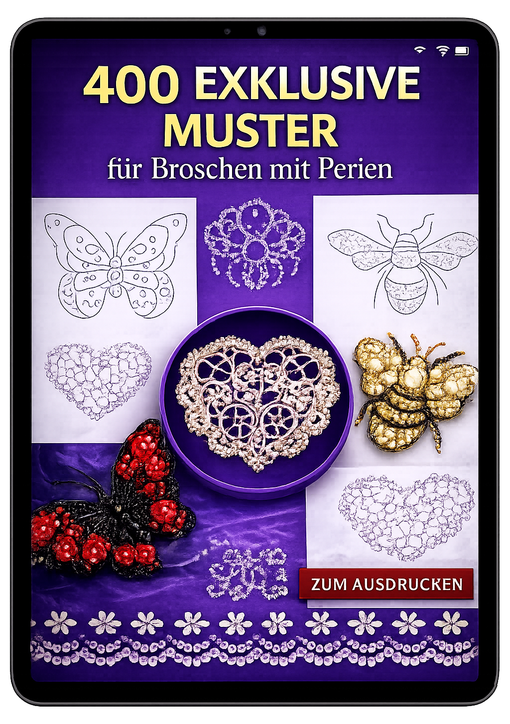 Exklusive Broschen Vorlagen Bonus
